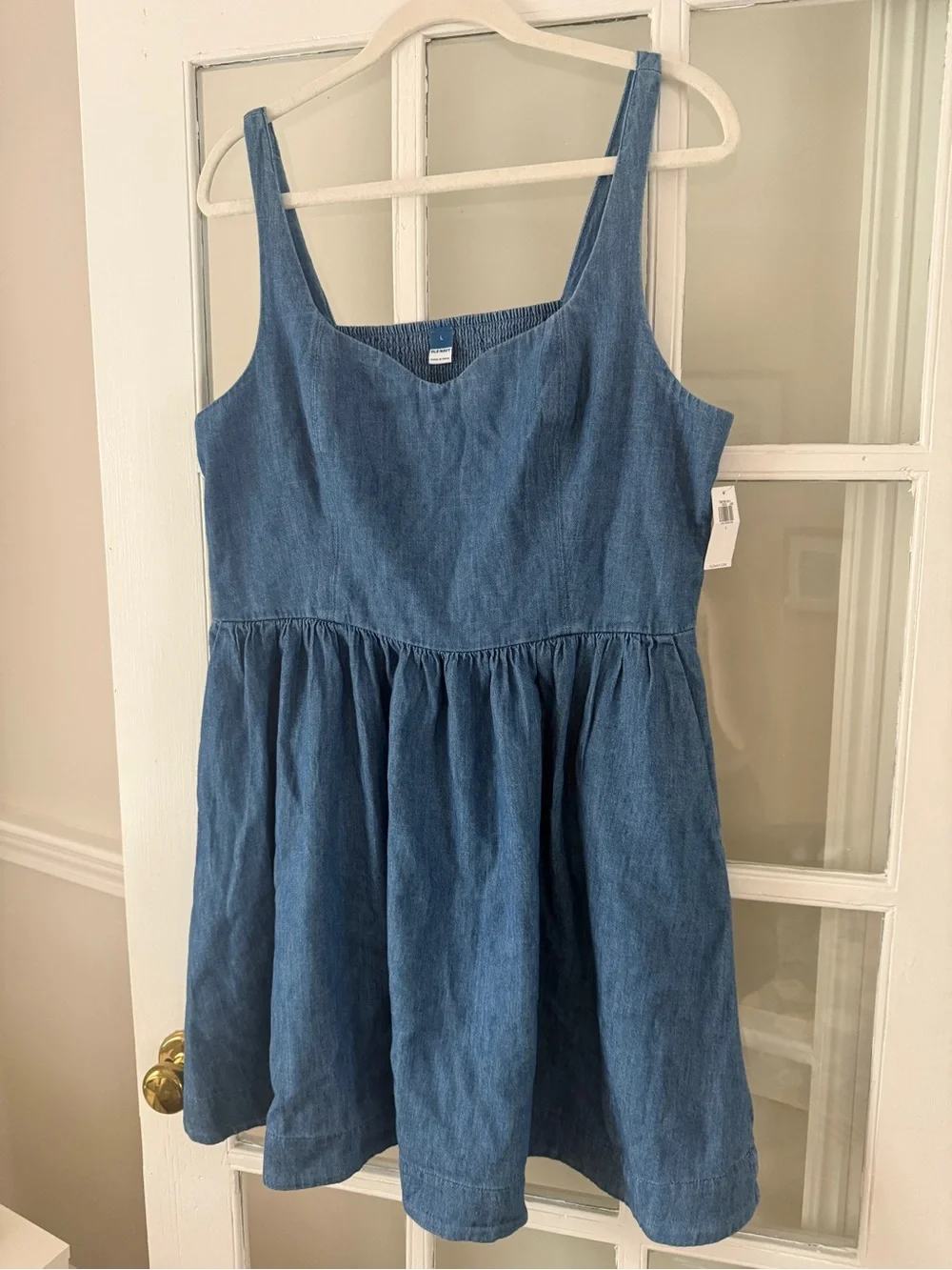 NWT Old Navy Denim Sundress in Medium Blue - Picture 4 of 6